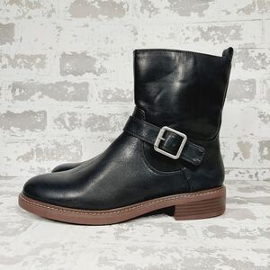 NEW Lucky Brand Black Quillion Motorcycle Boots K895